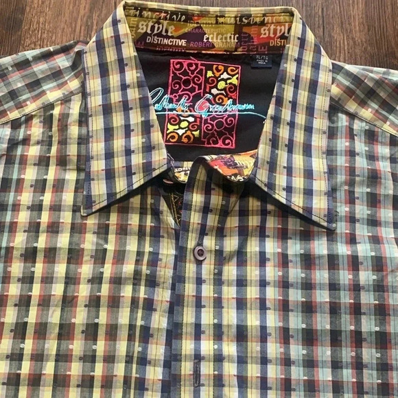 Robert Graham Striped Shirt Classic Fit Colorful Men’s Size XL EUC - Picture 2 of 12